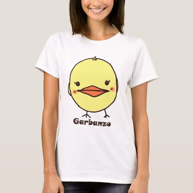 Garbanzo ~ I wanna dance Ladies Baby Doll T-shirt (Front)