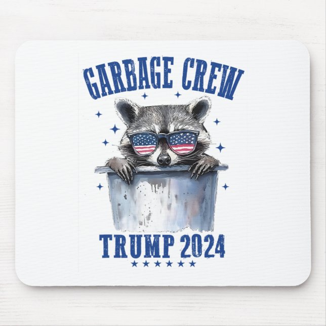 Garbyge Crew Trump 2024 President 47 Trump 2024 Me Mouse Pad (Front)