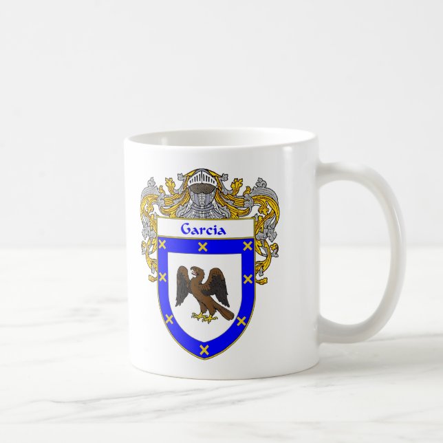 Garcia Coat of Arms (Mantled) Coffee Mug (Right)