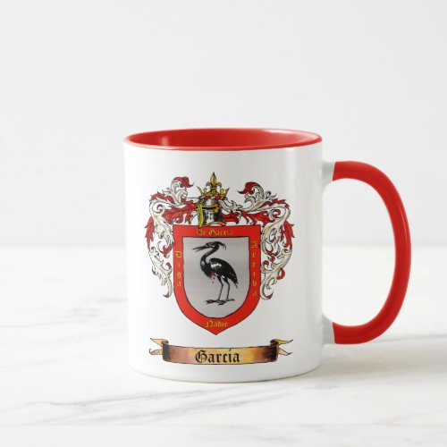 Garcia Coat of Arms _ Personalize first name Mug