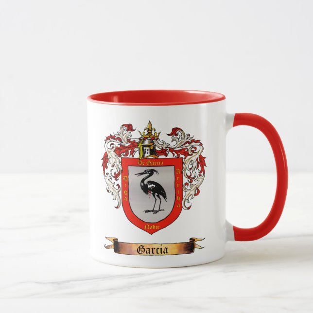 Garcia Coat of Arms - Personalize first name Mug (Right)