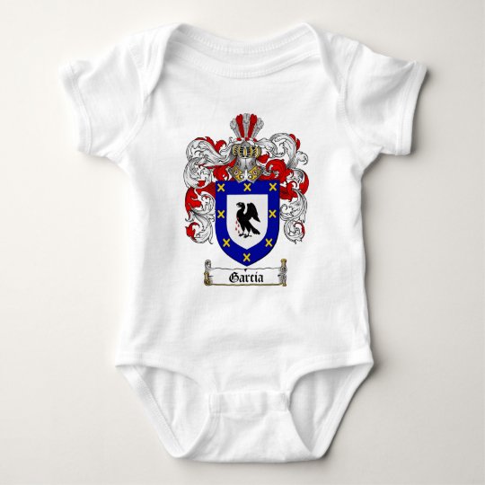 GARCIA FAMILY CREST - GARCIA COAT OF ARMS BABY BODYSUIT