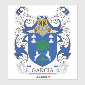 Garcia Family Crest Sticker