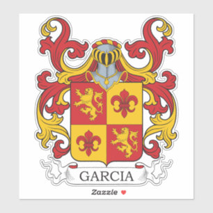 Garcia Family Crest Sticker