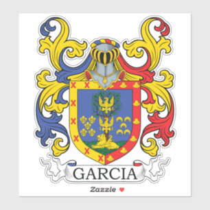 Garcia Family Crest Sticker