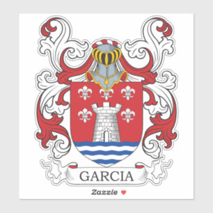 Garcia Family Crest Sticker
