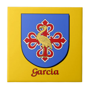 Garcia Family Shield Decorative Tile