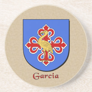 Garcia Heraldic Shield Coaster