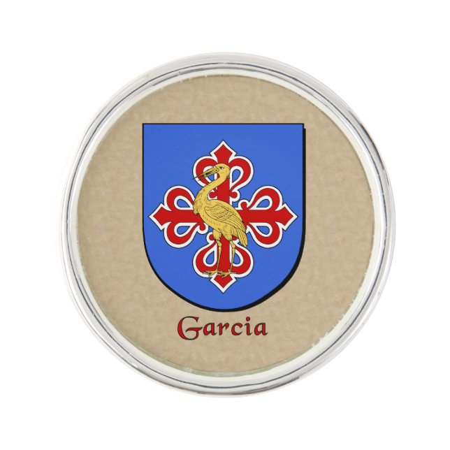 Garcia Historical Shield Pin (Front)