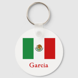 Garcia Mexican Flag Keychain