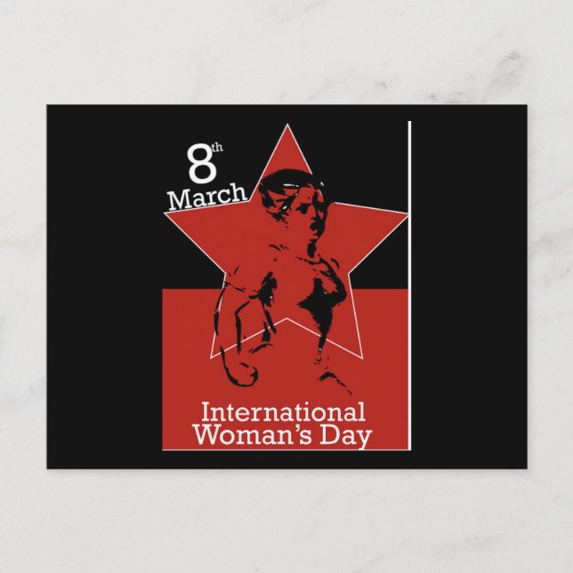 Garcya_greeting_card03 International Womens Day Postcard (Front)