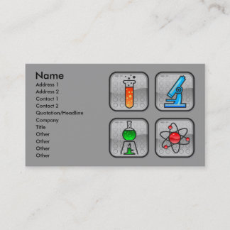 Garcya.us_ScienceIcons, Name, Address 1, Addres... Business Card
