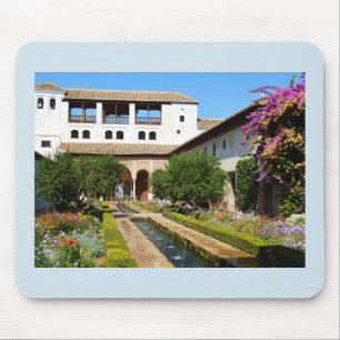 Garden at Alhambra Mouse Pad