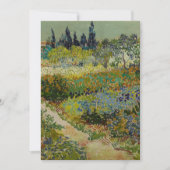 Garden at Arles by Vincent Van Gogh (Front)