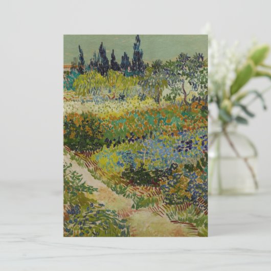 Garden at Arles by Vincent Van Gogh (Standing Front)