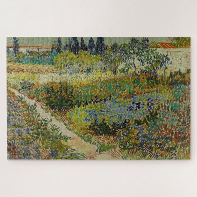 Garden at Arles by Vincent Van Gogh Jigsaw Puzzle (Horizontal)