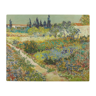 Garden at Arles by Vincent Van Gogh Metal Print