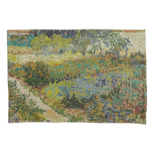 Garden at Arles by Vincent Van Gogh Pillow Case