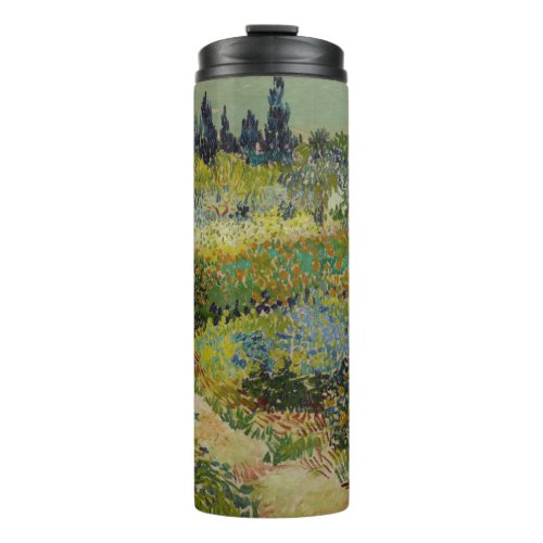 Garden at Arles by Vincent Van Gogh Thermal Tumbler