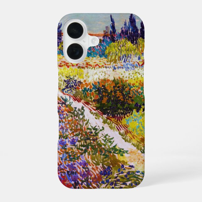 Garden at Arles, Van Gogh iPhone Case (Back)