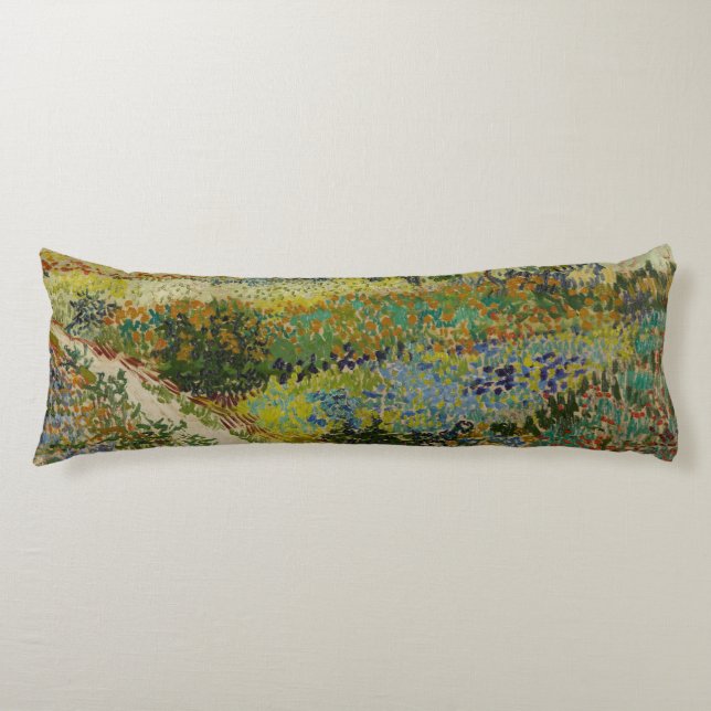 Garden at Arles - Vincent Van Gogh Body Pillow (Front)