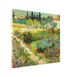 Garden at Arles | Vincent Van Gogh Canvas Print