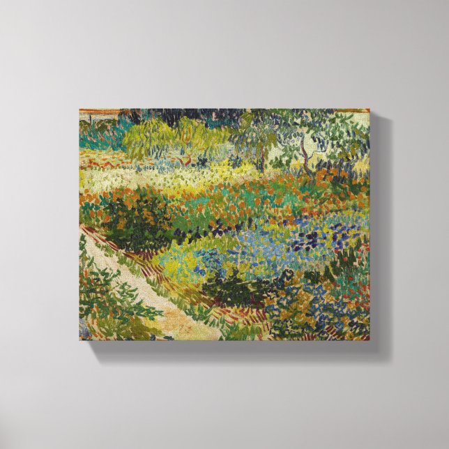 Garden at Arles - Vincent Van Gogh Canvas Print (Front)