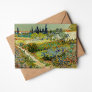 Garden at Arles | Vincent Van Gogh Card