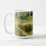 Garden at Arles | Vincent Van Gogh Coffee Mug<br><div class="desc">Garden at Arles (1888) by Dutch post-impressionist artist Vincent Van Gogh. Original artwork is an oil on canvas depicting a lush landscape of colorful flowers. 

Use the design tools to add custom text or personalize the image.</div>