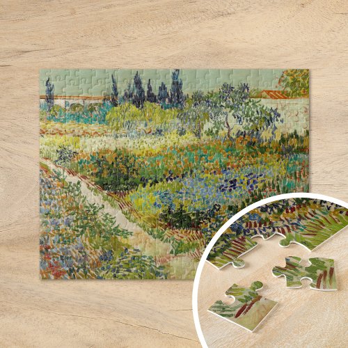 Garden at Arles  Vincent Van Gogh Jigsaw Puzzle