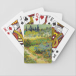 Garden at Arles | Vincent Van Gogh Poker Cards<br><div class="desc">Garden at Arles (1888) by Dutch post-impressionist artist Vincent Van Gogh. Original artwork is an oil on canvas depicting a lush landscape of colorful flowers. 

Use the design tools to add custom text or personalize the image.</div>