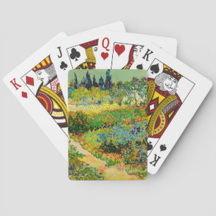 Garden at Arles Vincent van Gogh Poker Cards