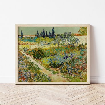 Garden at Arles | Vincent Van Gogh Poster