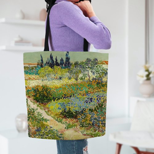 Garden at Arles  Vincent Van Gogh Tote Bag