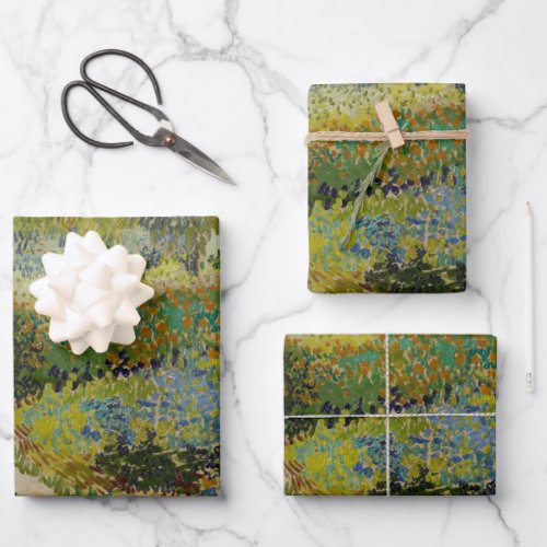 Garden at Arles _ Vincent Van Gogh Wrapping Paper Sheets