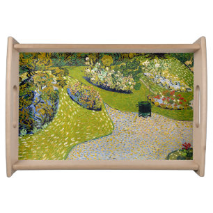 Garden at Auvers, Vincent van Gogh Serving Tray