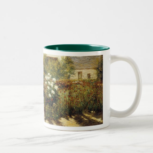 Garden at Giverny Two-Tone Coffee Mug (Right)