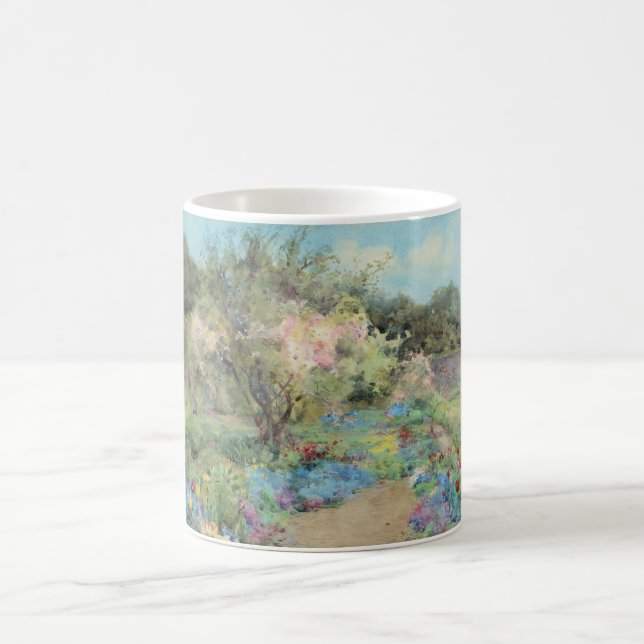 Garden at Kilmurry (by Mildred Anne Butler) Coffee Mug (Center)