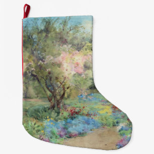 Garden at Kilmurry (by Mildred Anne Butler) Large Christmas Stocking