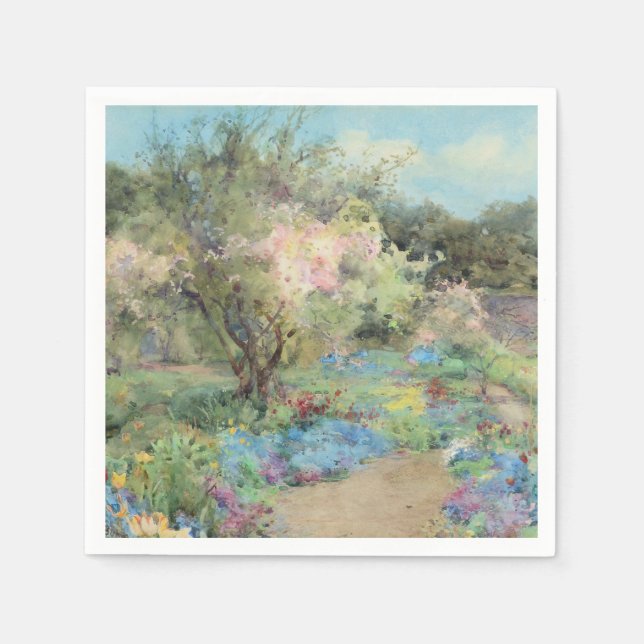 Garden at Kilmurry (by Mildred Anne Butler) Napkins (Front)