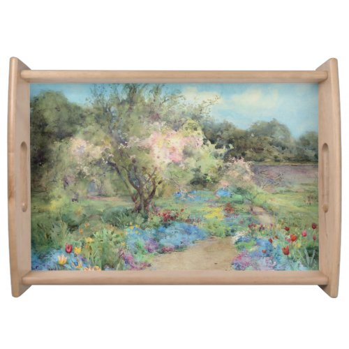 Garden at Kilmurry by Mildred Anne Butler Serving Tray