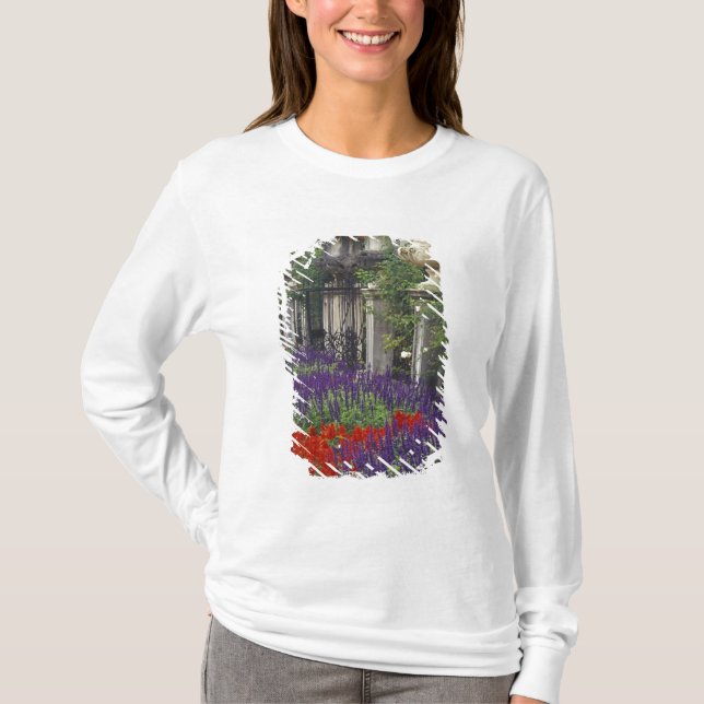 Garden at Mirabell Palace, Salzburg, Austria T-Shirt (Front)