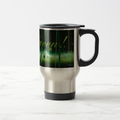 Garden at Night go green Travel Mug