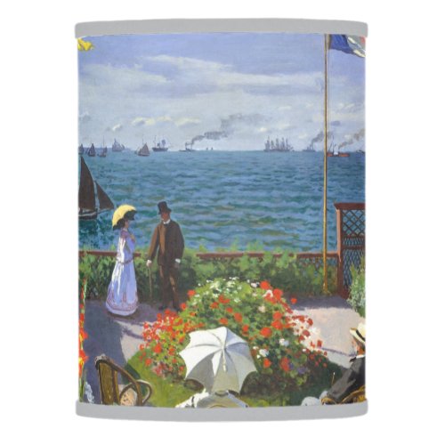 Garden At Saint Adresse Painting By Claude Monet Lamp Shade