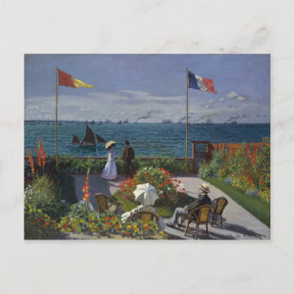 Garden at Sainte-Adresse (1867) Postcard