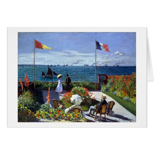 Garden at Sainte_Adresse by Claude Monet