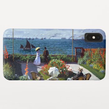 Garden At Sainte-adresse By Claude Monet Iphone Xs Max Case by colorfulworld at Zazzle