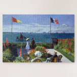 Garden at Sainte-Adresse by Claude Monet Jigsaw Puzzle<br><div class="desc">Jardin à Sainte-Adresse (Garden at Sainte-Adresse) by Claude Monet. 
Please visit my store for more interesting design and more color choice => zazzle.com/colorfulworld*</div>