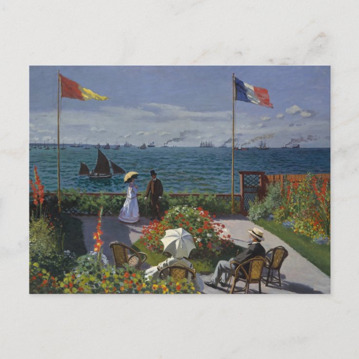 Garden at SainteAdresse by Postcard Zazzle