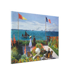Garden at Sainte-Adresse | Claude Monet Canvas Print